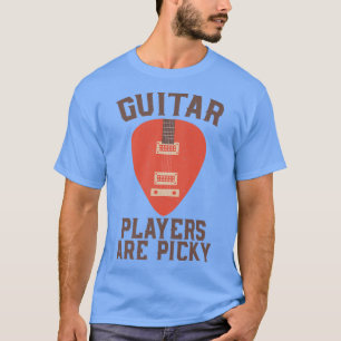 Vintage Music Guitar Players är Picky String Inst T Shirt
