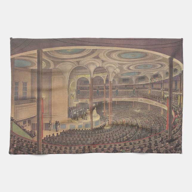 Vintage Music, Jenny Lind, Svenska Opera Singer Kökshandduk (Horisontell)