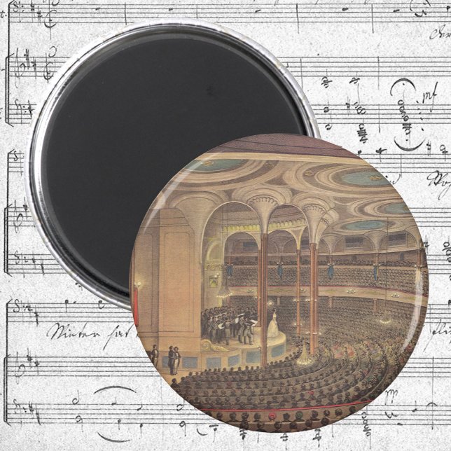 Vintage Music, Jenny Lind, Svenska Opera Singer Magnet (Skapare uppladdad)