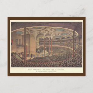 Vintage Music, Jenny Lind, Svenska Opera Singer Vykort