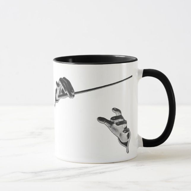 Vintage Music, konduktorns Händer med baton Mugg (Höger)