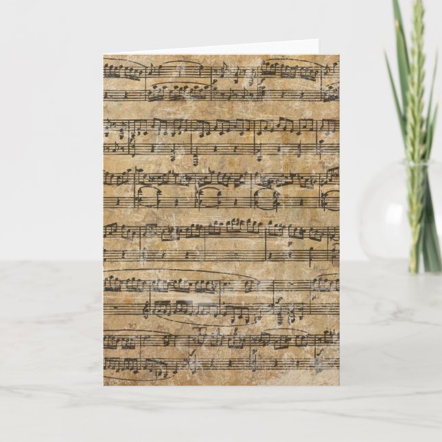 Vintage Music Lakan Kort (Framsida)