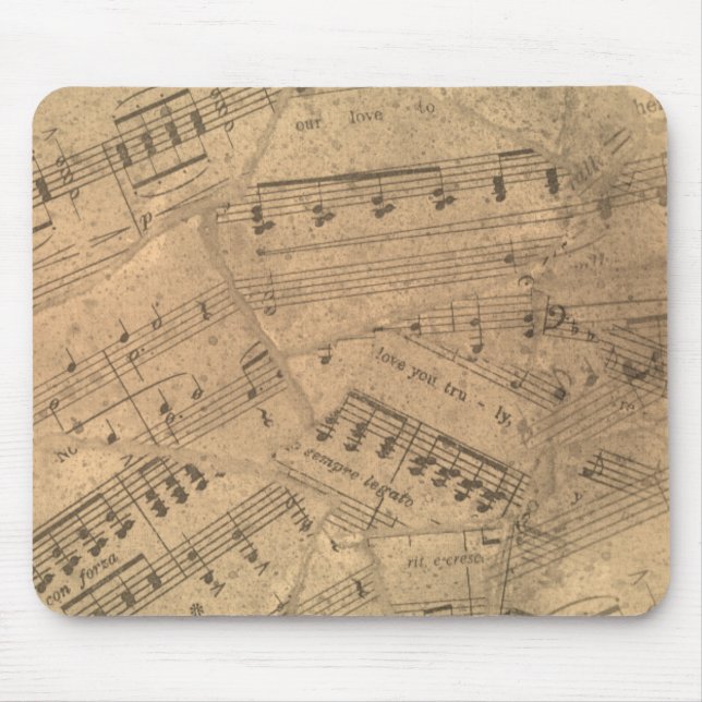 Vintage Music Lakan Mousepad Musmatta (Framsidan)