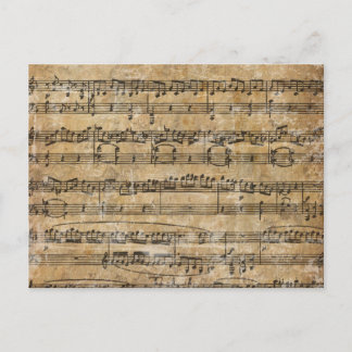 Vintage Music Lakan Vykort
