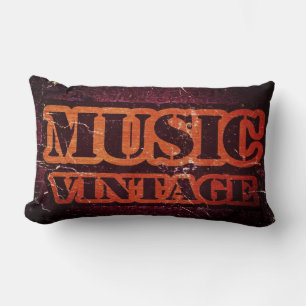 Vintage Music Lumbarkudde