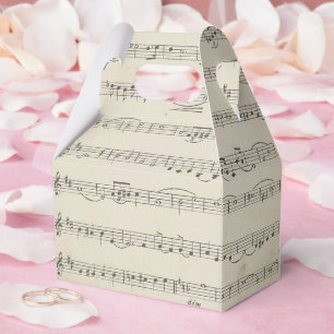 Vintage Music Note Presentaskar