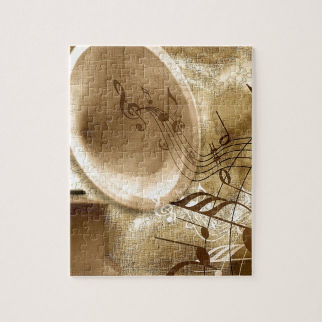 Vintage Music Pussel (Vertikal)