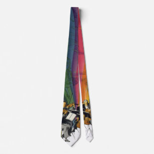 Vintage Music Rainbow, viktorianska par som dansar Slips