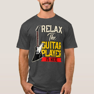 Vintage Music Relax Guitar Player String Instrumen T Shirt