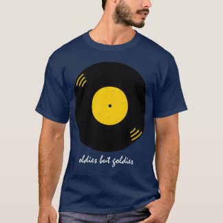 Vintage Music Vinyl Retro-flicka T Shirt