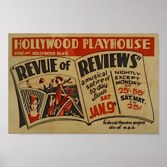 Vintage Musical Advertisement Poster (Framsidan)