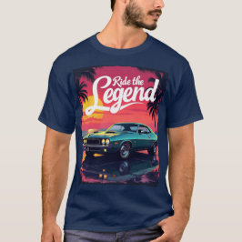 Vintage Muskelbil: Ride Legend T Shirt