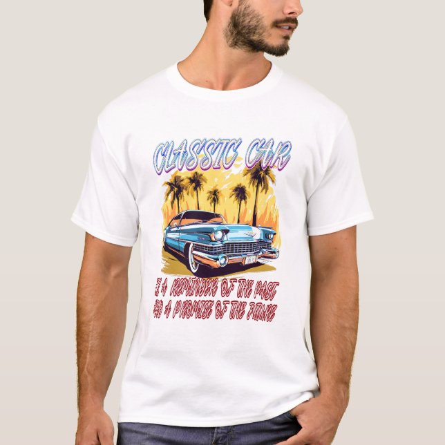 vintage muskelbil t shirt (Framsida)