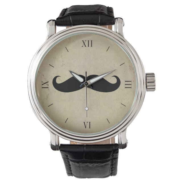 Vintage Mustache Manar apparWatch Armbandsur (Framsida)
