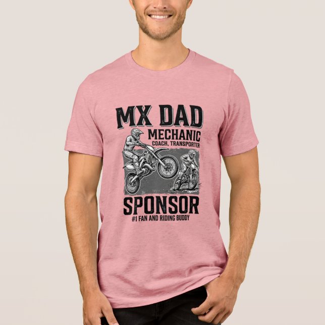 Vintage MX Pappa Motocross Ridning Kompis Tröja De (Framsida)