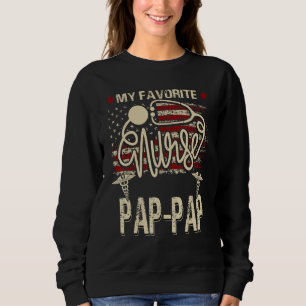 Vintage My Favorite Nurse Pap Pap American Flagga T Shirt