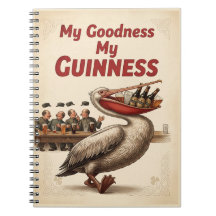 Vintage "My Goodness My Guinness" Spiralblock