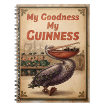Vintage "My Goodness My Guinness" Spiralblock