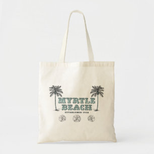 Vintage Myrtle Beach SC Est 1938 Tote Bag Tygkasse