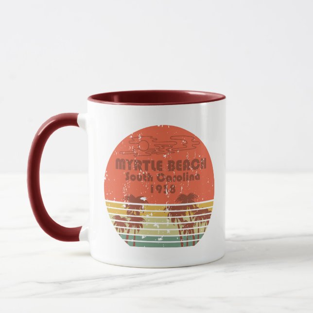 Vintage Myrtle Beach South Carolina Mugg (Vänster)