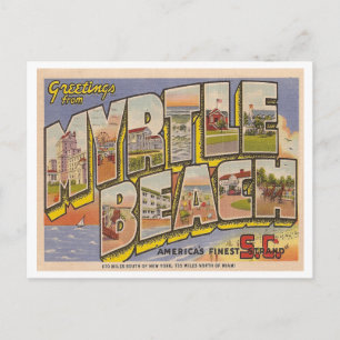 Vintage Myrtle Beach Vykort