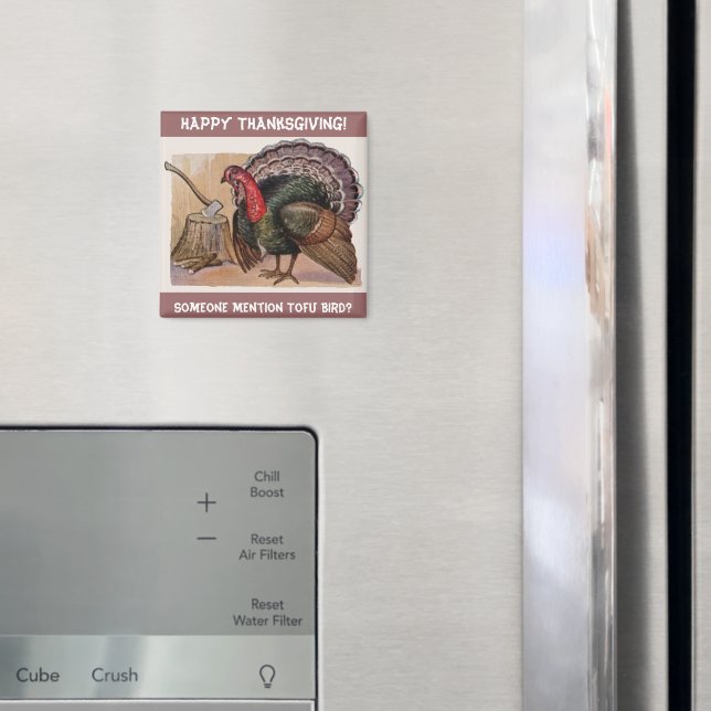 Vintage Någon nämner Tofu Bird Magnet (In Situ (Fridge))
