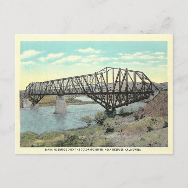 Vintage Nål California Vykort (Framsida)