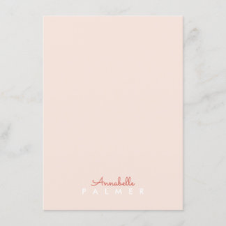 Vintage Namn Personal Stationery Inbjudningar