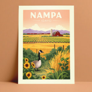 Vintage Nampa Idaho Vykort