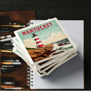 Vintage Nantucket Massachusetts Magnet