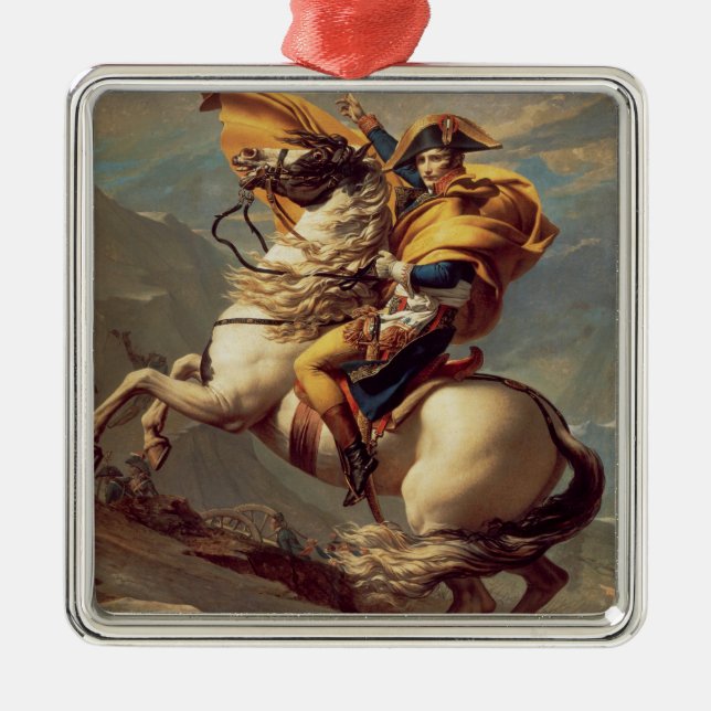 Vintage Napoleon Korsar Alpernorna Julgransprydnad Metall (Framsidan)