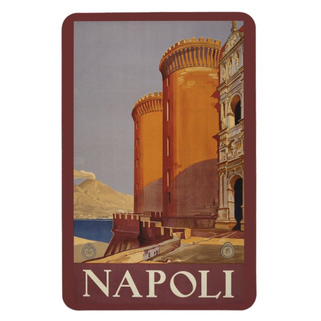 Vintage Napoli Neapel Italien magnet (Vertikal)
