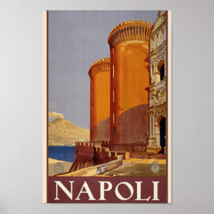 Vintage Napoli Poster - Italien