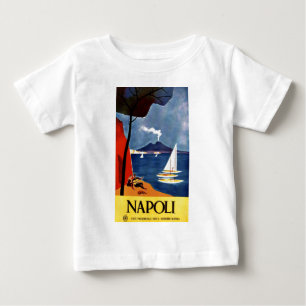 Vintage Napoli Travel Kärlek Romantik Tee