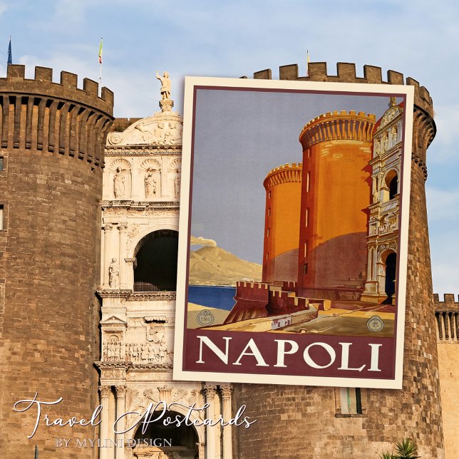 Vintage Napoli Vykort (Skapare uppladdad)