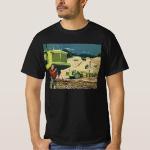 Vintage näringsliv, byggarbetsplats med lantmätare tee