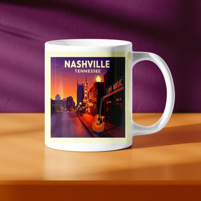 Vintage Nashville Tennessee Kaffemugg (Skapare uppladdad)