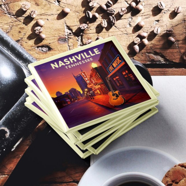 Vintage Nashville Tennessee Magnet (Skapare uppladdad)