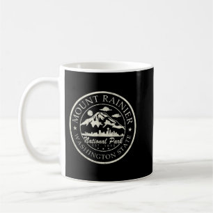 Vintage Nationalpark Mt Rainier Retro Kaffemugg