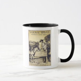 Vintage Nationell tjänst Återvinning av kvinnorn Mugg