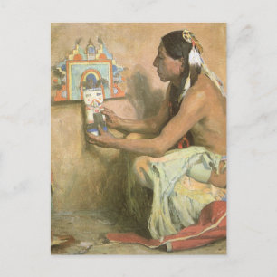 Vintage Native America, Hopi Katchina by Couse Vykort