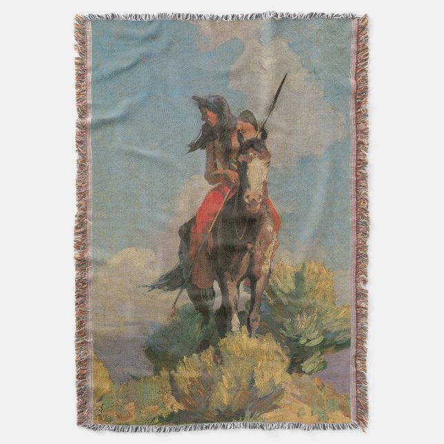 Vintage Native America, Kråka Outlier by Dunton Filt (Framsidan Vertikal)