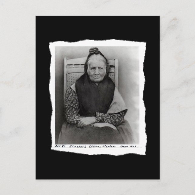 Vintage Native American Cherokee Vykort (Framsida)