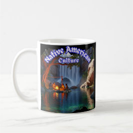 Vintage Native American Culture Kaffemugg