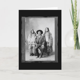 Vintage Native American Geronimo Chiricahua Apache Kort