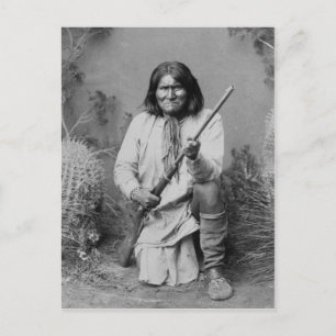 Vintage Native American Geronimo Vykort