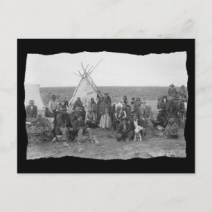 Vintage Native American Paiute Vykort