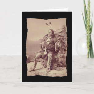 Vintage Native American Ponka Big Chief Kort