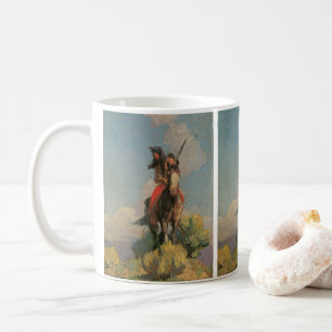 Vintage Native Americans, Crow Outlier av Dunton Kaffemugg