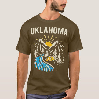Vintage Natur liggande Oklahoma T Shirt